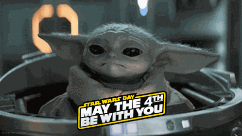 Star Wars Day Grogu GIF