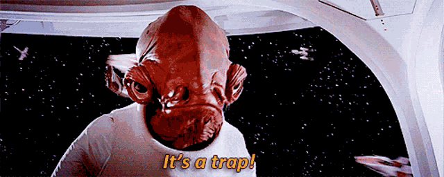 Star Wars Its A Trap GIF