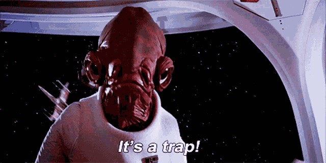 Star Wars Its A Trap GIF