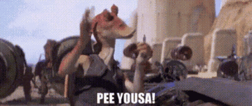 Star Wars Jar Jar Binks GIF