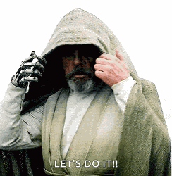 Star Wars Luke Skywalker GIF