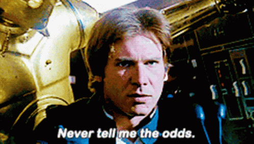 Star Wars Never Tell Me Odds GIF