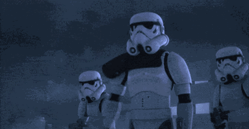 Star Wars Stormtroopers Move Forward GIF