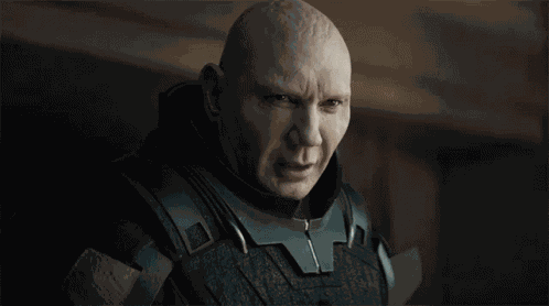 Stare Down Dave Bautista GIF