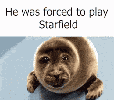 Starfield He Was Forced To Play Starfield GIF