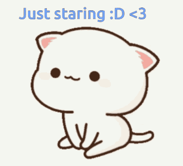 Staring Heart GIF