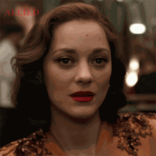 Staring Marion Cotillard GIF