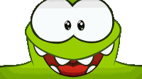 Starry-eyed Om Nom Sticker