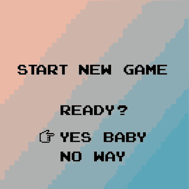 Start New Game Yes Cali GIF