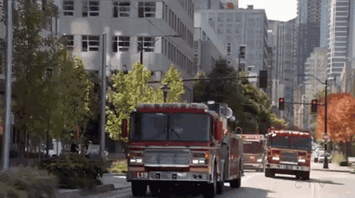 Station19 Fire Trucks GIF
