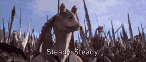 Steady Jar Jar Binks GIF