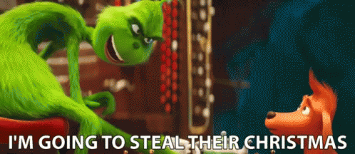 Steal Their Christmas Magic GIF