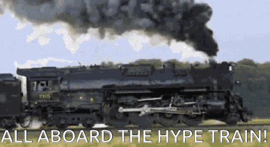 Steam Train All Aboard GIF