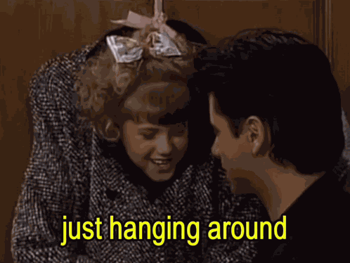 Stephanie Tanner Just Hanging Around GIF