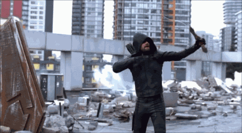 Stephen Amell Green Arrow GIF