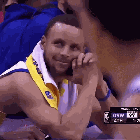 Stephen Curry Smiling GIF