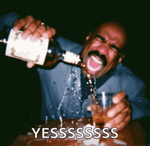 Steve Harvey Drinking Meme
