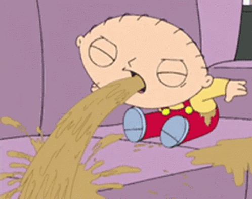 Stewie Sick GIF