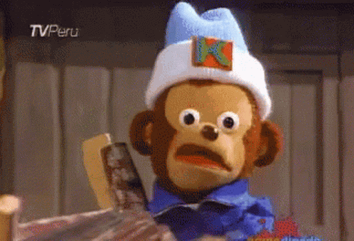Stick Man Frog Monkey GIF