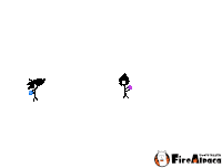 Stick Man Power Sticker