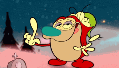 Stimpson J Cat Christmas GIF