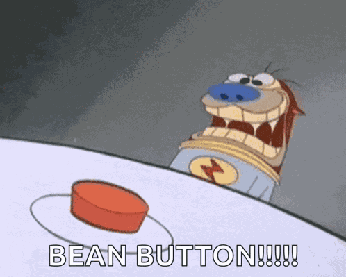 Stimpy Red Button GIF