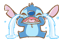 Stitch Crying Sticker