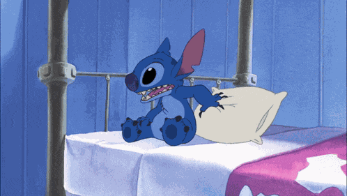 Stitch Pillow GIF