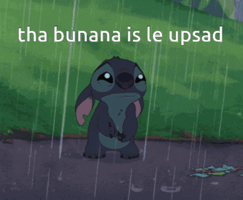 Stitch Sad Stitchcry GIF