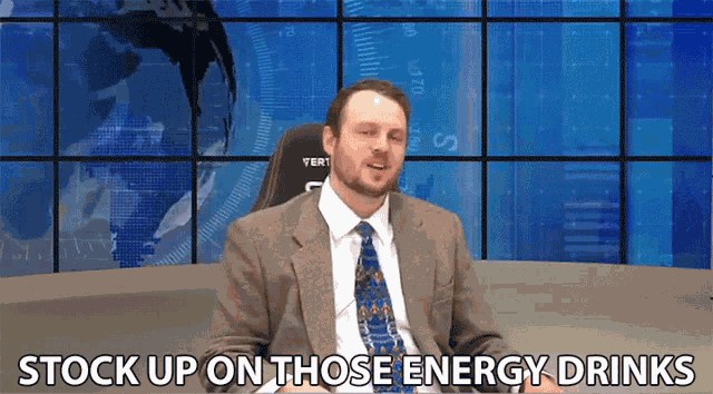 Stock Up On Those Energy Drinks Get Some Caffeine GIF