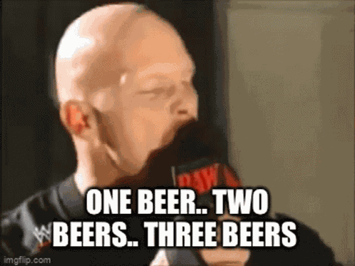 Stone Cold One Beer GIF