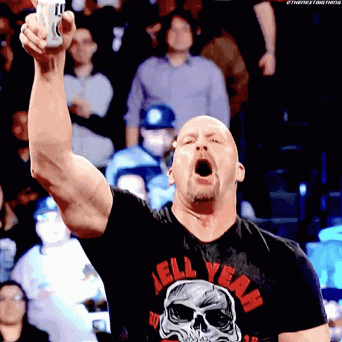 Stone Cold Steve Austin Drink Beer GIF