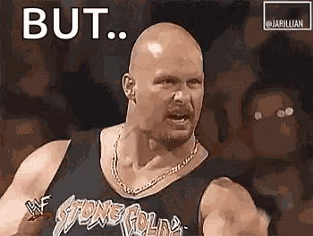 Stone Cold Steve Austin Middle Finger GIF