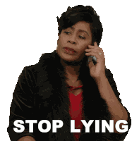 Stop Lying Alice Sticker