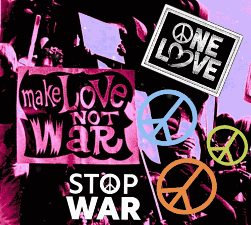 Stop War Make Love Not War GIF