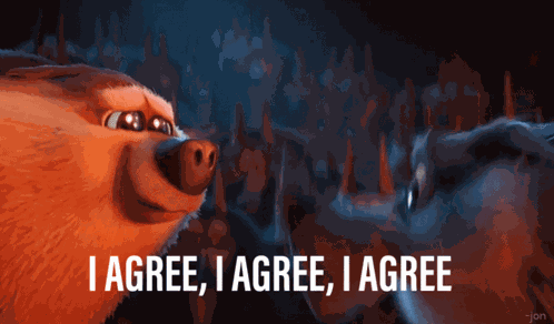 Storks-cute Wolves I Agree I Agree I Agree I Agree Storks Wolves GIF