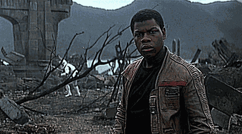 Stormtrooper-finn English-actor-john-boyega GIF