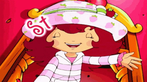Strawberry Shortcake Kiss GIF