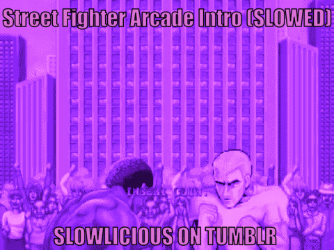 Street Fighter 2 Arcade Slowlicious GIF