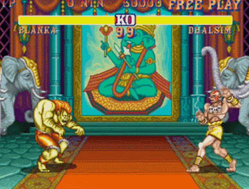 Street Fighter2 Blanka GIF