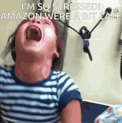 Stressed Amazon GIF