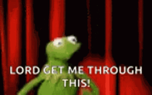 Stressed Kermit GIF