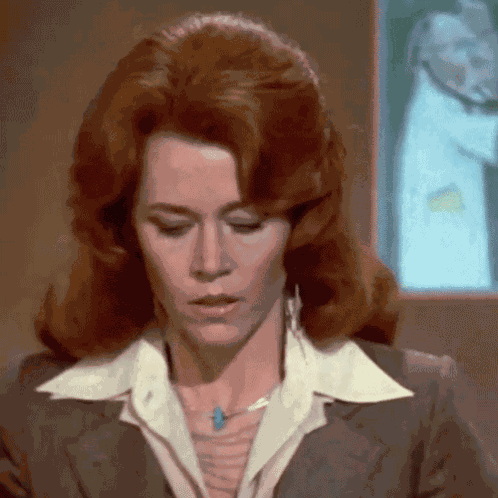 Stressed Kimberly Wells GIF