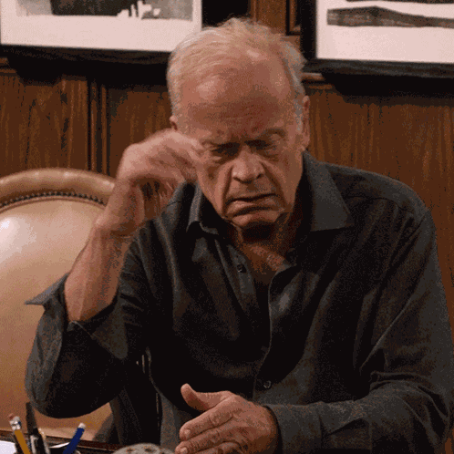 Stressed Out Dr Frasier Crane GIF