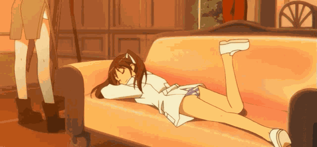 Strike Witches Descansando Strike Witches Dormitando GIF