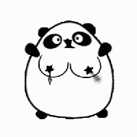 Stripper Panda GIF