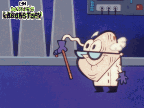Strolling With A Walking Stick Dexter GIF