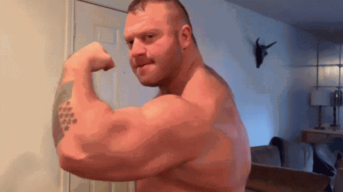 Strong Man Muscle Bear GIF