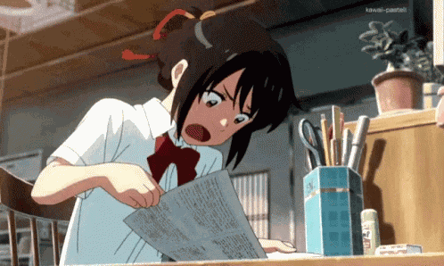 Studying Anime GIF