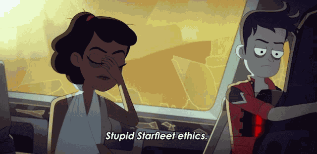 Stupid Starfleet Ethics Ensign Boimler GIF